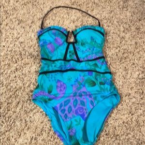Nanette Lepore one piece swimsuit womens small
